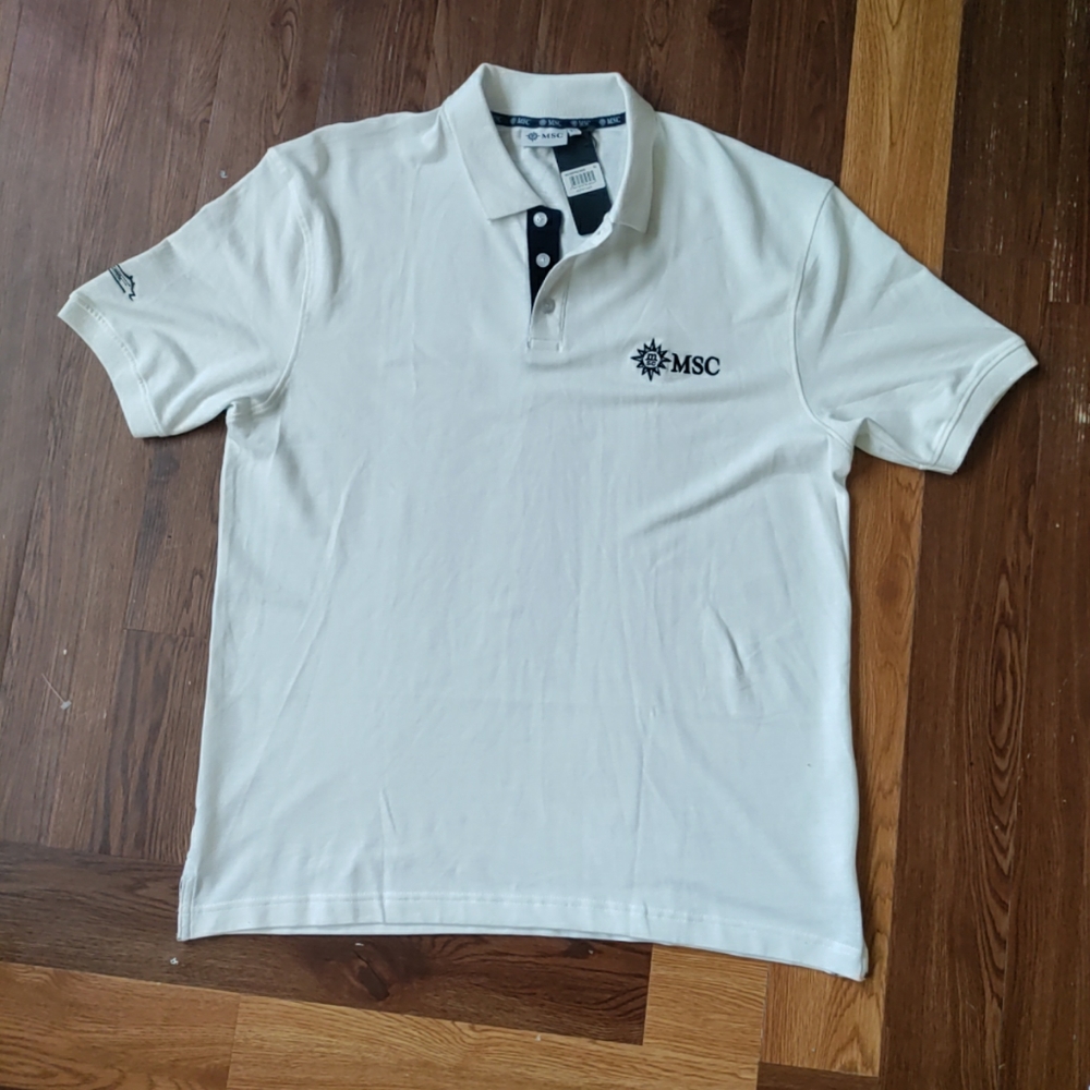 MSC Men's Polo White